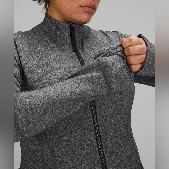 lululemon athletica Jackets & Coats Lululemon Zip Up Define Jacket In Heathered Black Poshmark